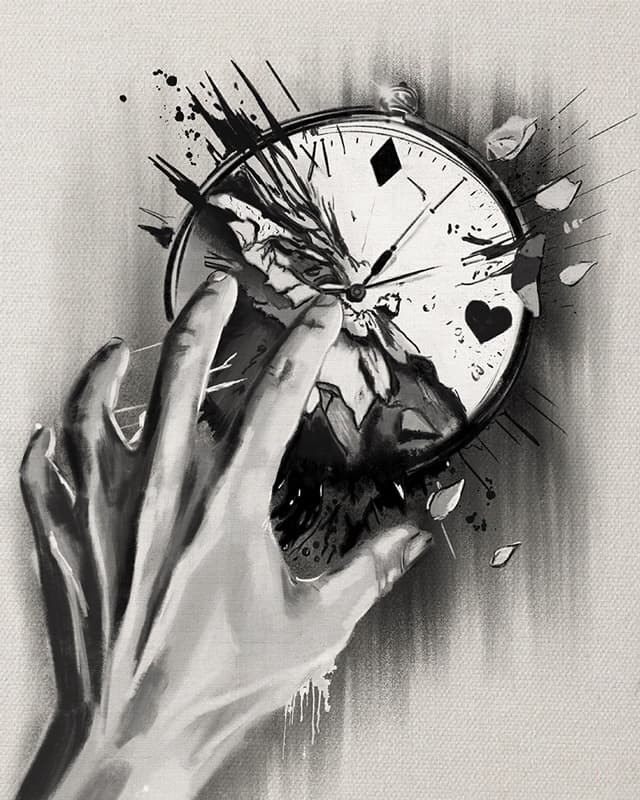 Surreal Digital Graphite