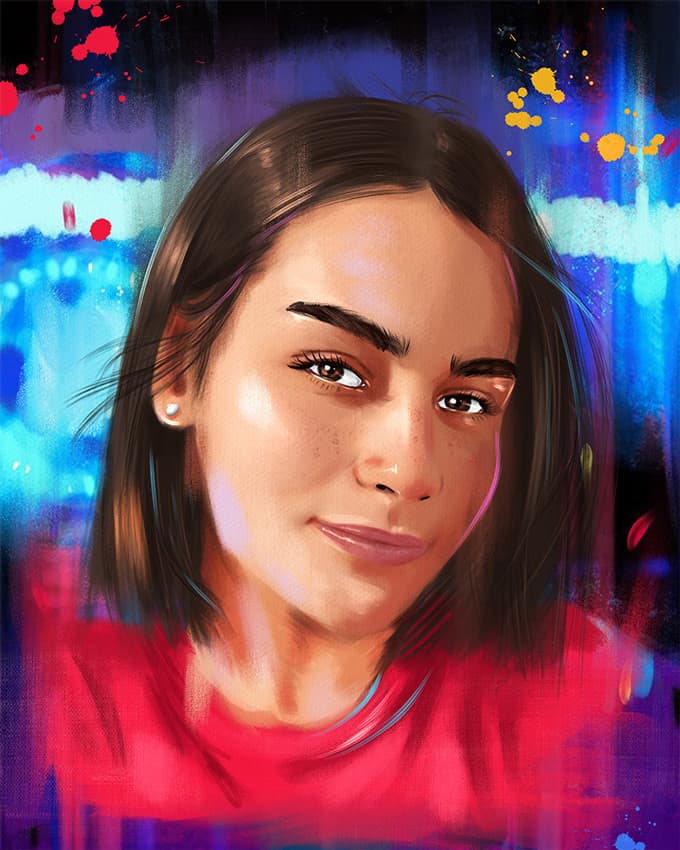 Vibrant Digital Realism